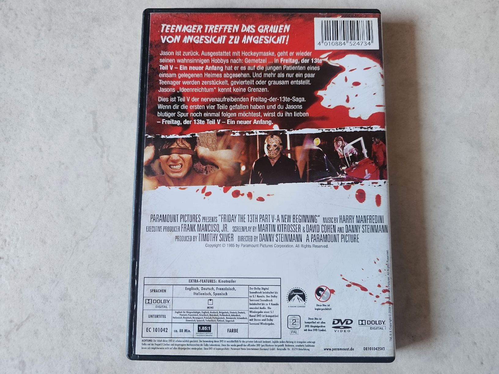 Tutti i DVDs: Freitag der 13.  -  Teil 5 – Usato da Schneisingen venduto da backstore24 1