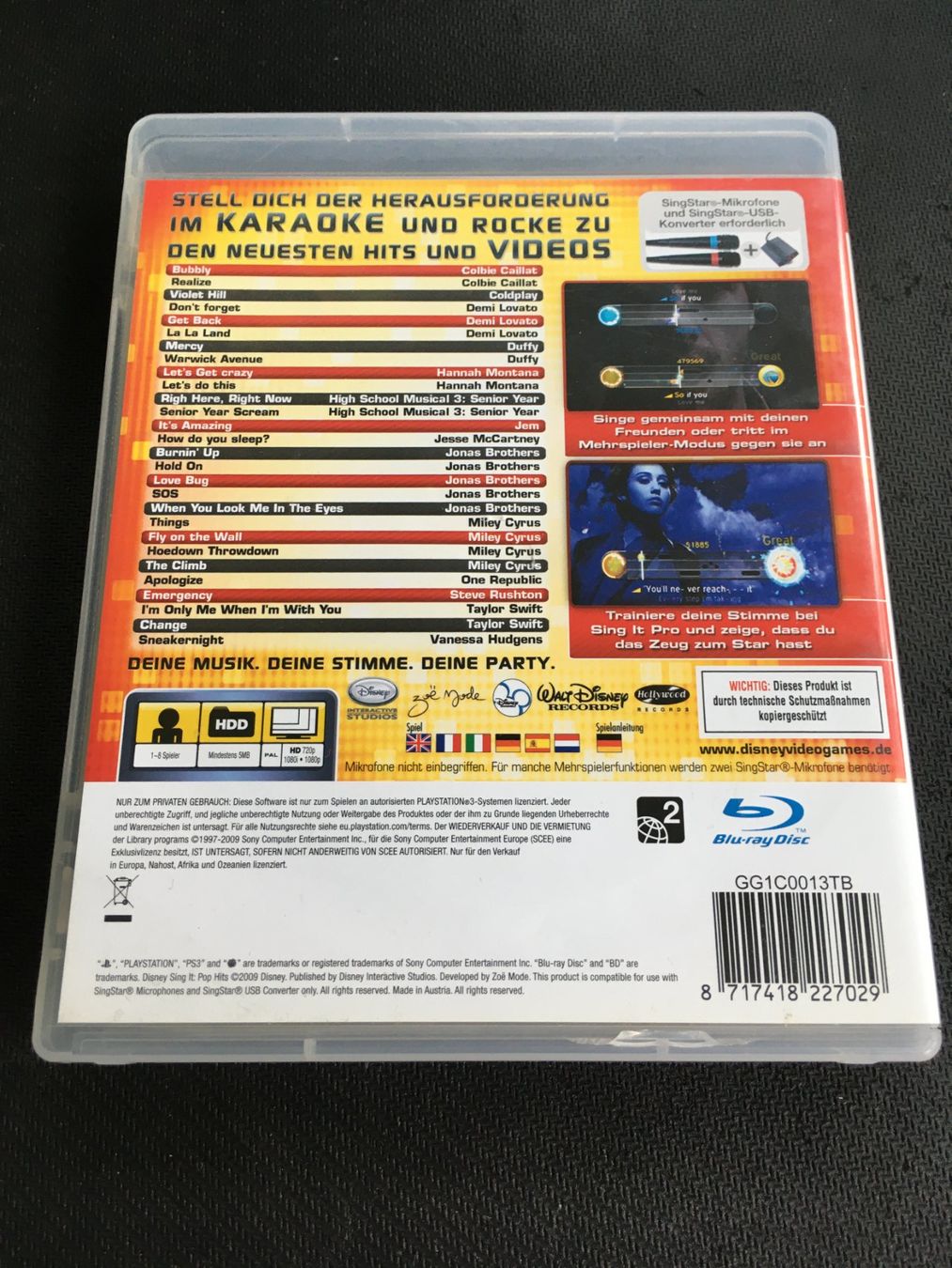Sony Giochi: Disney Sing It pop hits - Playstation 3 / PS3 – Usato da St.Gallen venduto da sjosjo 1