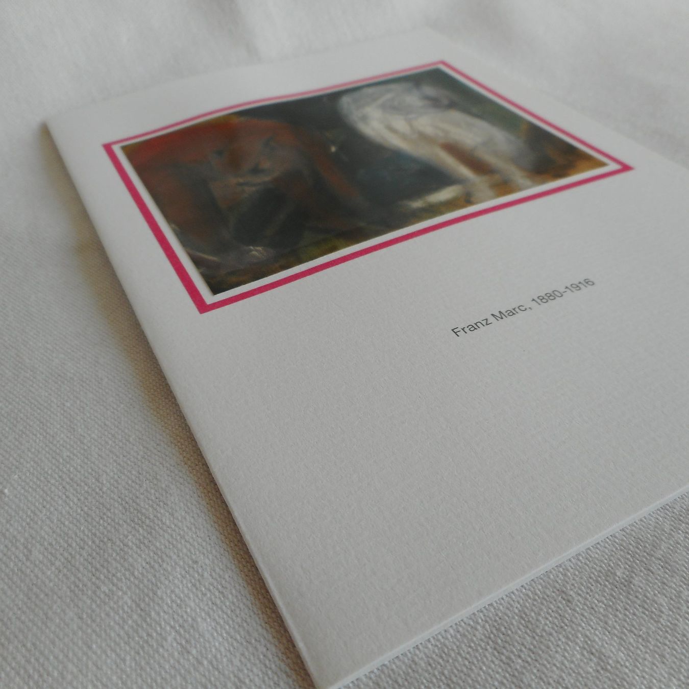Cartoline postali: Kunstkarte - Franz Marc – Nuovo e nell'imballaggio originale da Niederlenz venduto da Berghem 1