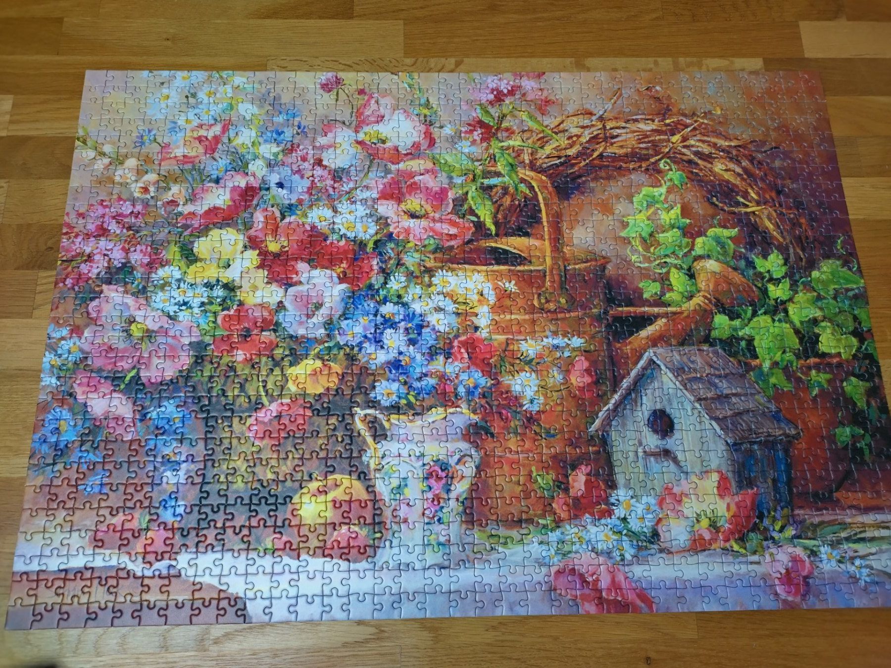 Puzzles: 1000er Puzzle Bluebird, Gartenblumen – Neu (gemäss Beschreibung) aus Full-Reuenthal von Ilor0309 1