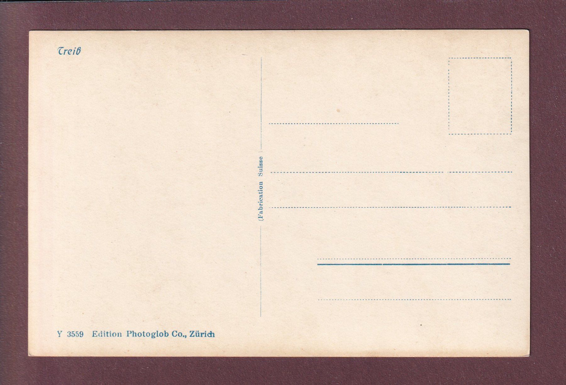 Cartoline postali: TREIB – Usato da Pully venduto da nicecards 1