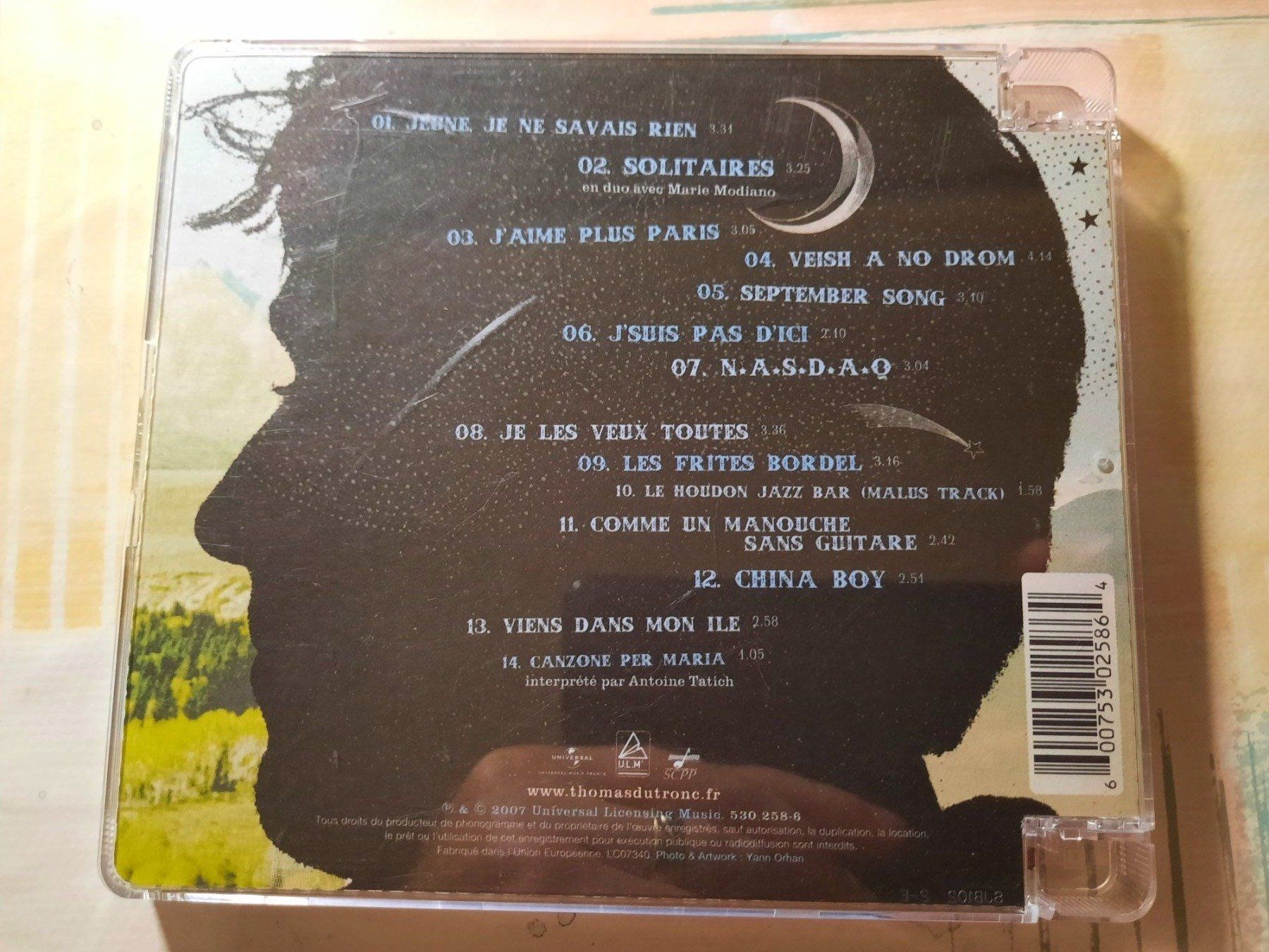 CD: CD Thomas Dutronc - Comme un manouche sans guitare – Usato da Pully venduto da bro_n52j 2