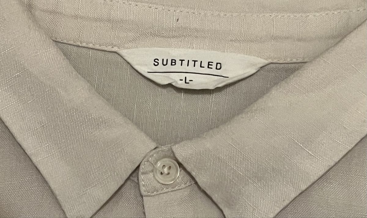 Camicie: Chemise en lin SUBTITLED – Usato da Lausanne venduto da micou47 2
