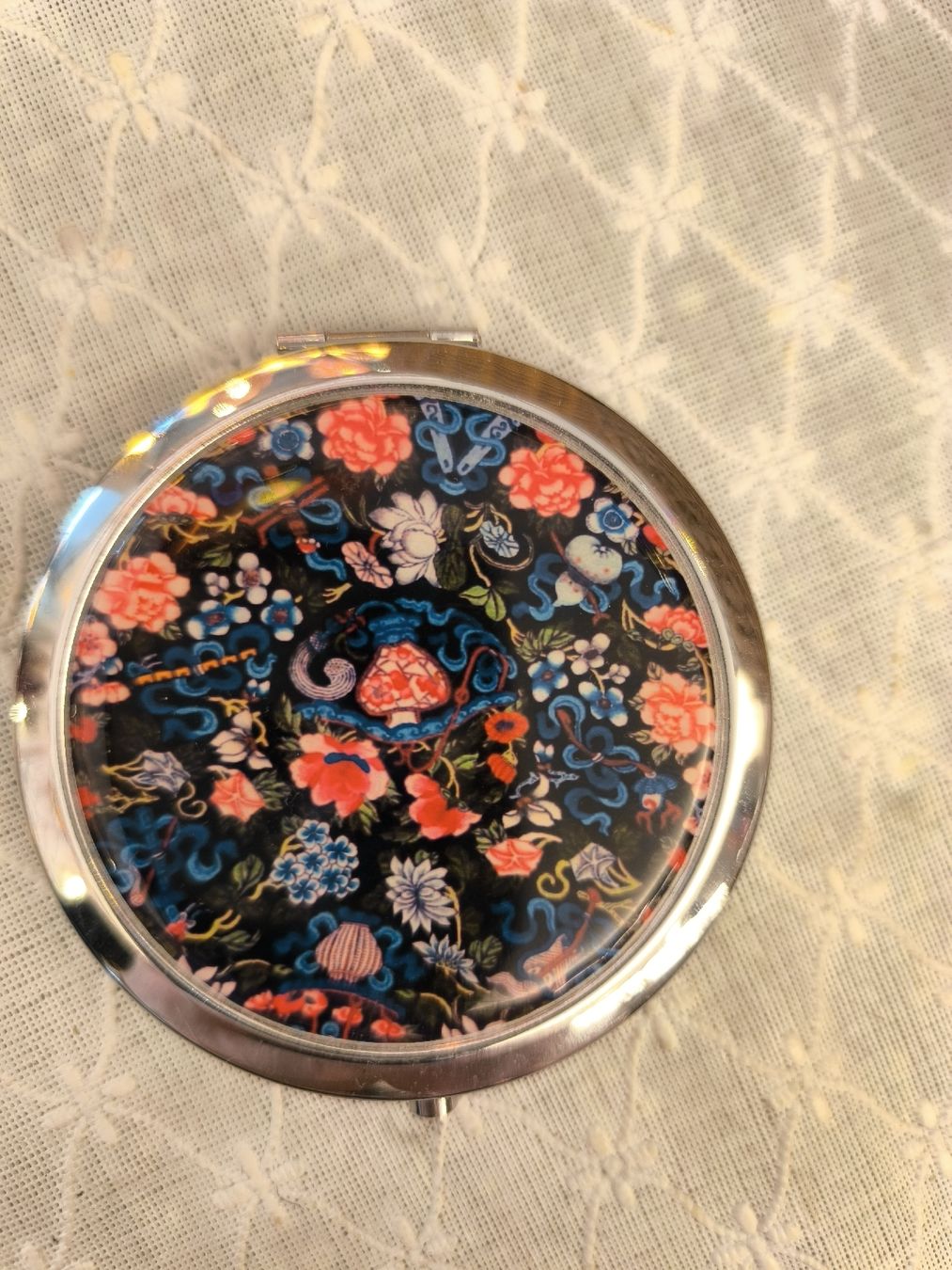 Altro in Decorazioni & Accessori: Schöne Dose mit Blumenmuster, neu Dose – Nuovo (secondo la descrizione) da Zürich venduto da gobel 4