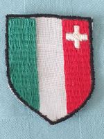 Vintage Badg Wappen Neuenburg Neuchatel ST. GALLER STICKEREI