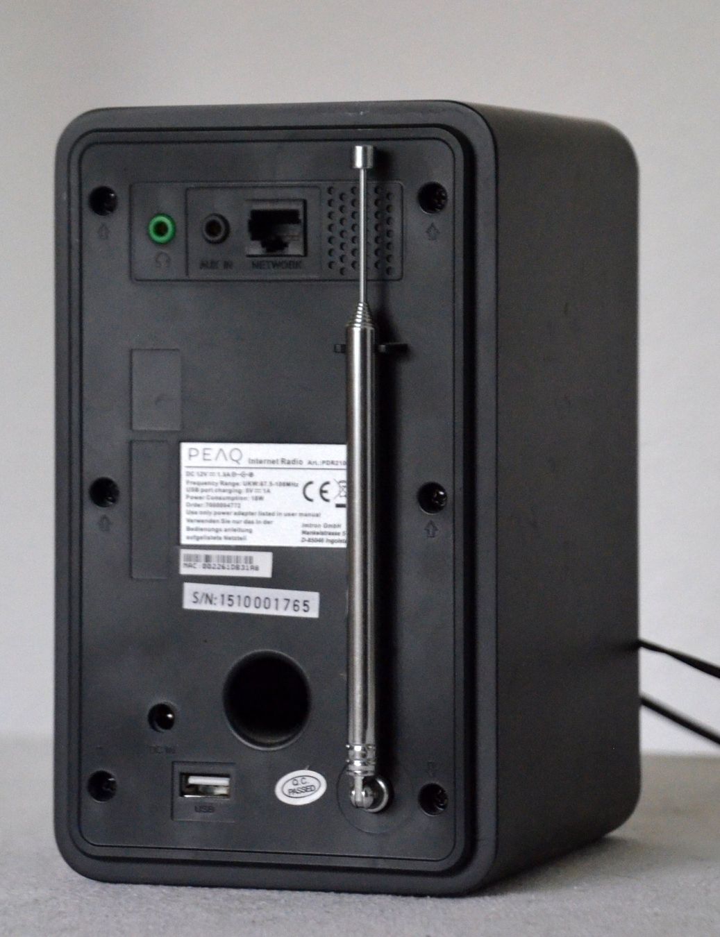 Peaq Radio: PEAQ Internet Radio PDR210-B – Usato da Collonges venduto da arashee 6