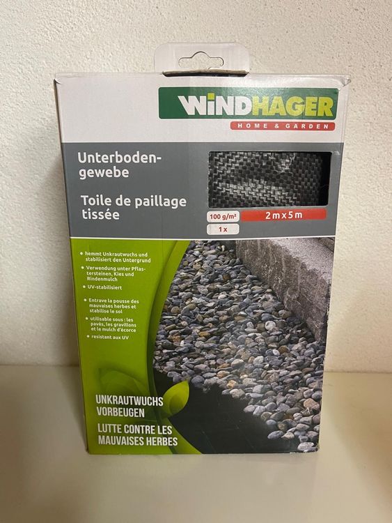 Windhager Unkrautvlies 2x5m - Neu für Ihren Garten! (Neu und ...