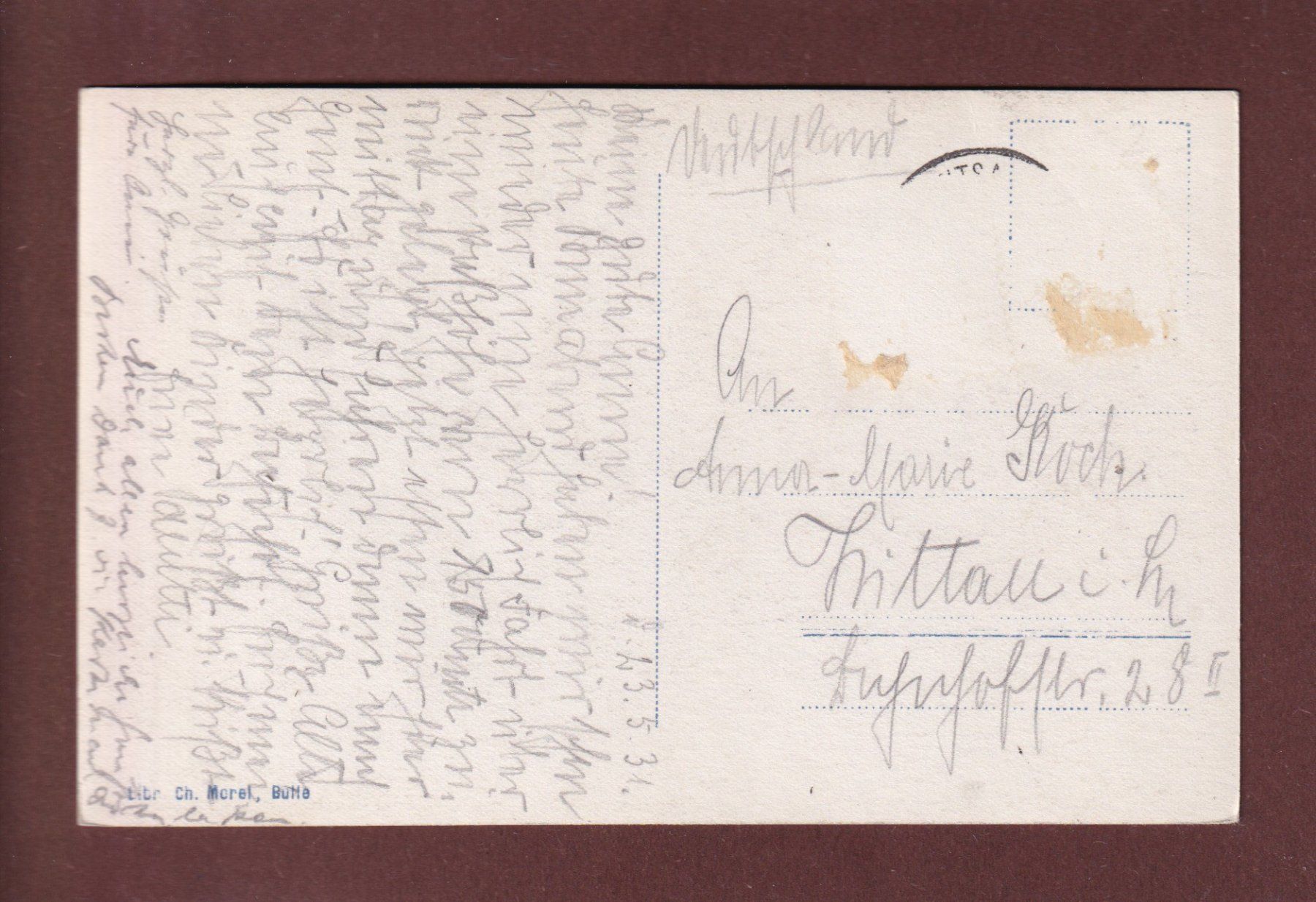 Cartes postales: Barrage et Lac de MONTSALVENS - 1931 – D'occasion à Pully par nicecards 1