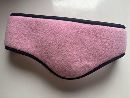 Warmes Fleece Stirnband rosa