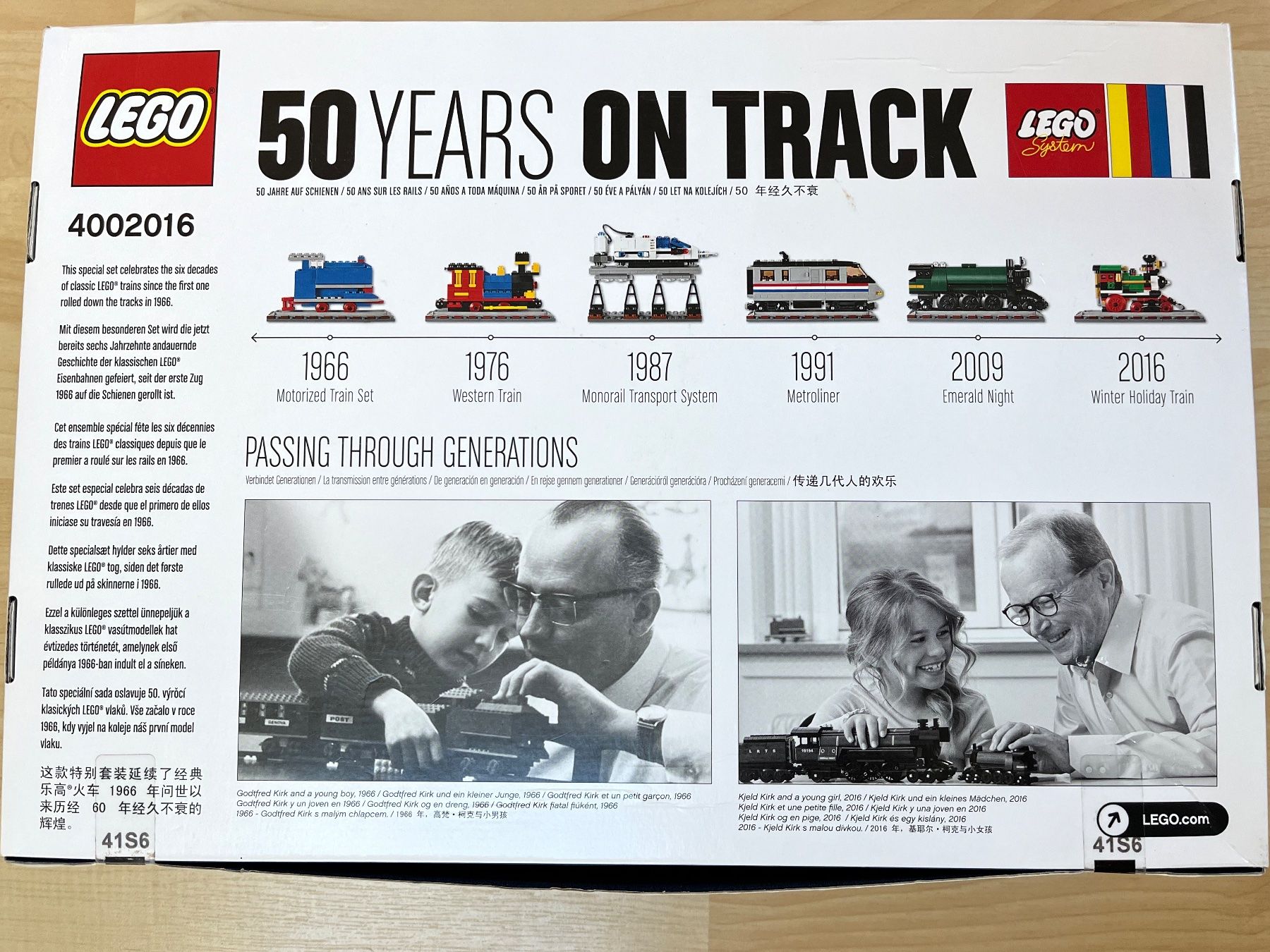 ***LEGO 4002016 * 50 YEARS ON TRACK*** (Neu und originalverpackt) in ...