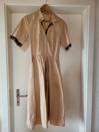 Betty Barclay Kleid, Beige, Grösse S, Vintage Look!