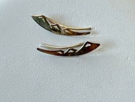 Boucles d'oreilles argentées