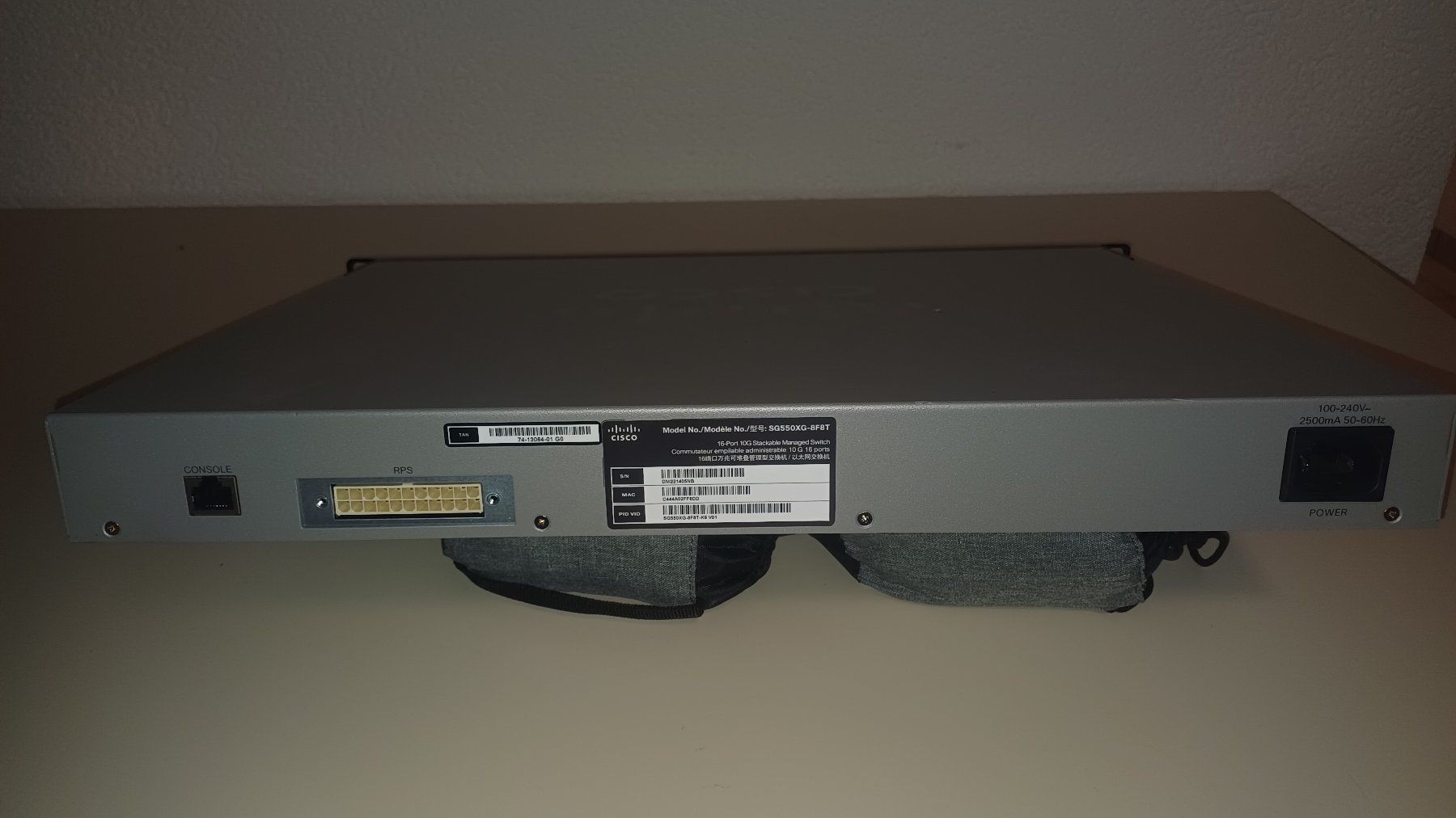 Cisco Hub & Switch: Cisco SG550XG-8F8T 16-Port 10G Stackable Managed Switch – Usato da Grosswangen venduto da Systemfive 2