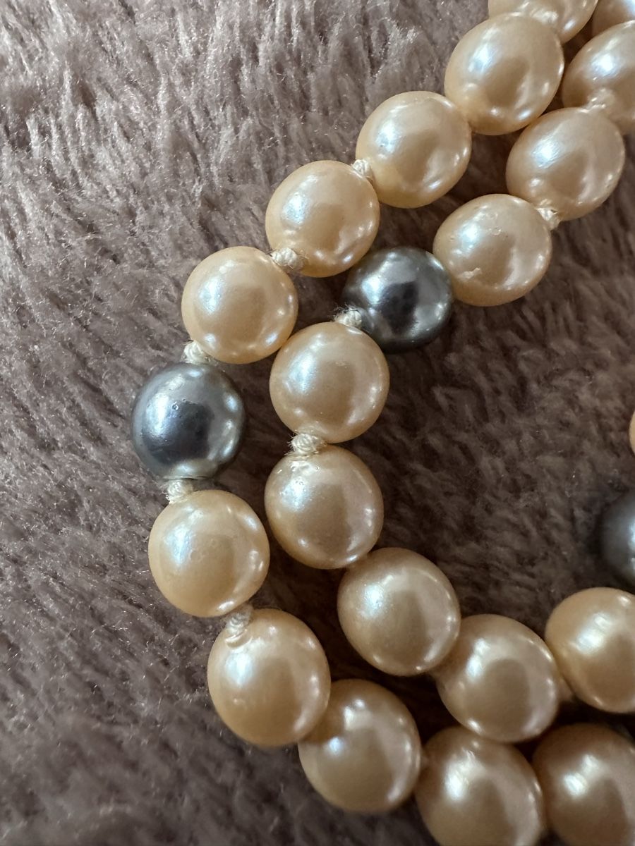 Catenine: Vintage Perlenkette 80 cm – Usato da Herbriggen venduto da Sehrazade 1