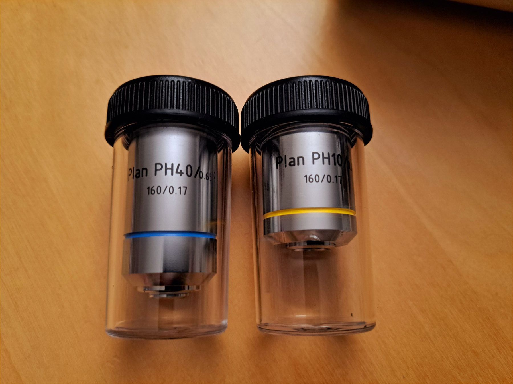 Mikroskopie: Phase contrast set for microscope – Gebraucht aus Lausanne 26 von Bluegoose 3