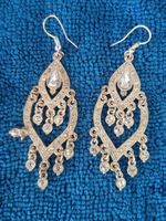 Strass Ohrhänger, Kopfschmuck, diamond moments, face off, ah