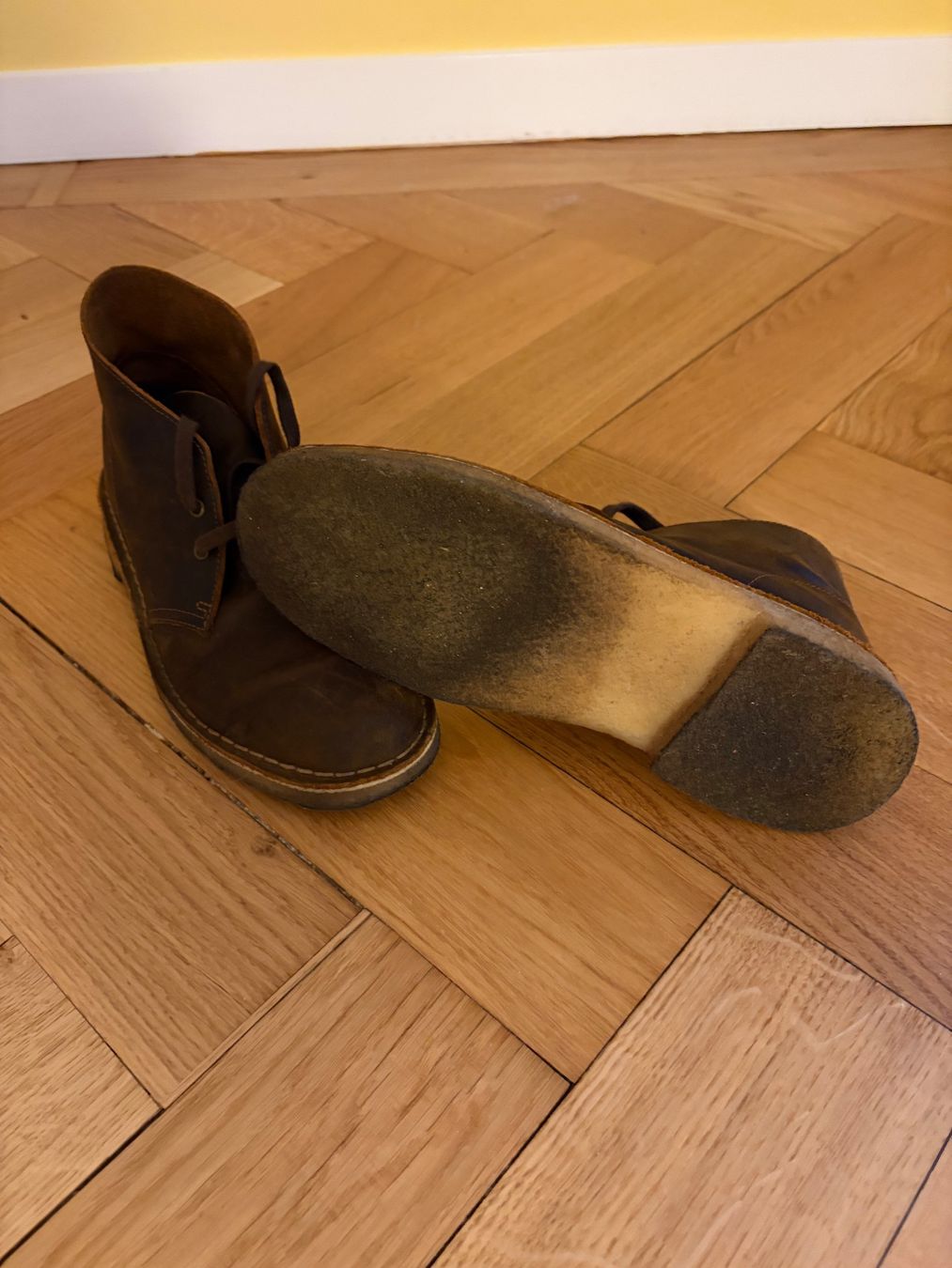 Herrenschuhe: Clarks Desert Boots, Beeswax, Grösse 41 – Gebraucht aus Genève von BeatMumenthaler 2