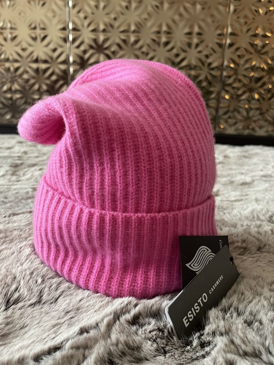 Cashmere Beanie Esisto Schal Kaschmir SEEBERGER Damen Strick Mütze