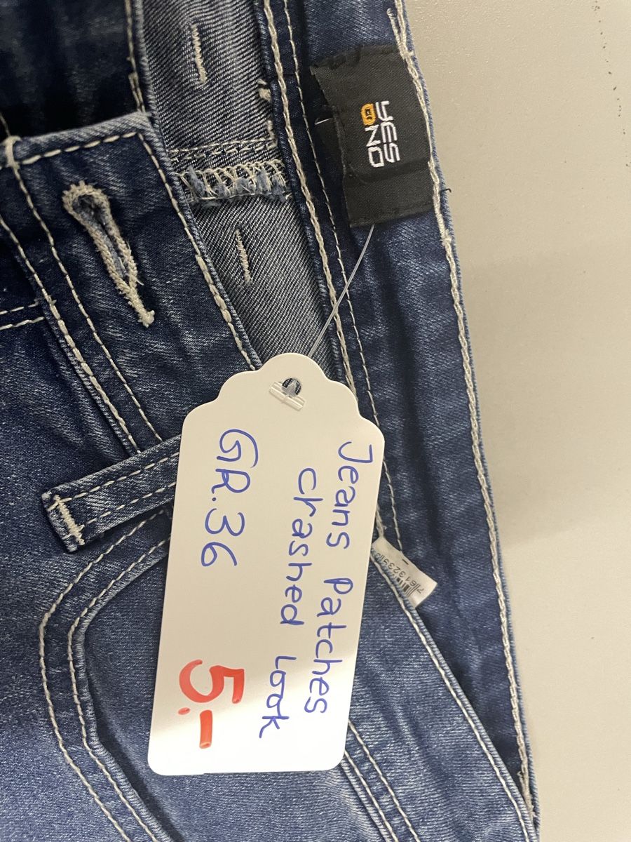 Yes Or No Jeans: Trendy Damen Jeans Gr.36 Patches Destroyed Look – Nuovo (secondo la descrizione) da Urdorf venduto da Anassor 3