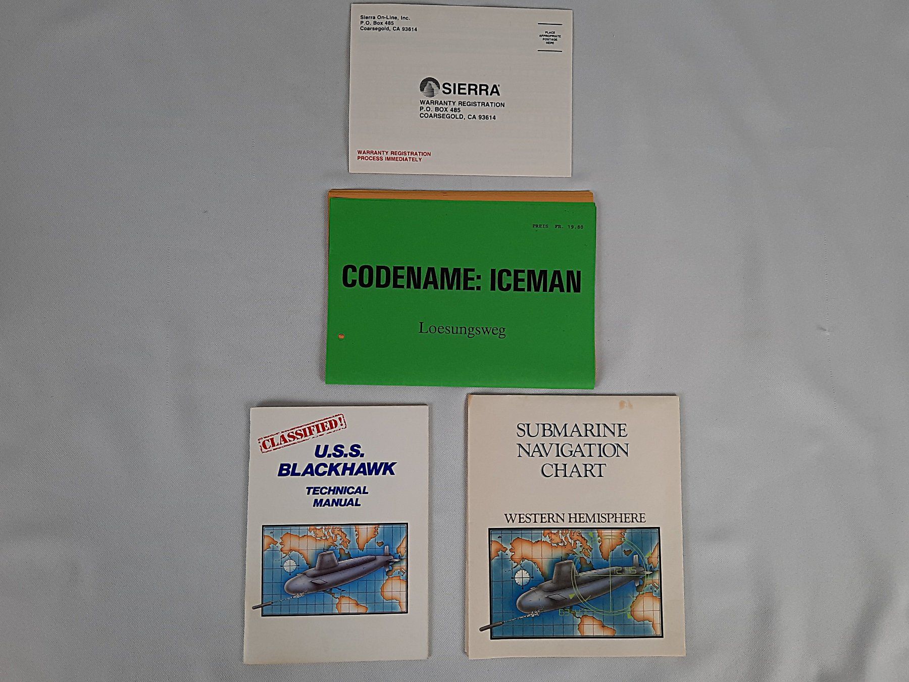 Giochi: CODENAME: ICEMAN-Sierra Big Box 13 Disketten – Usato da Beinwil am See venduto da Restwert_Beinwil 5
