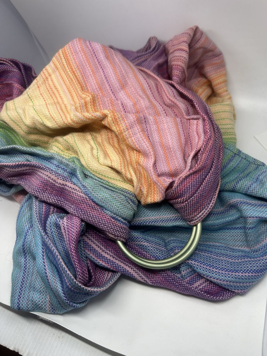 Marsupi portabebè: Handgewebter Ring Sling aus CH Weberei – Usato da Rheinau venduto da samcale
