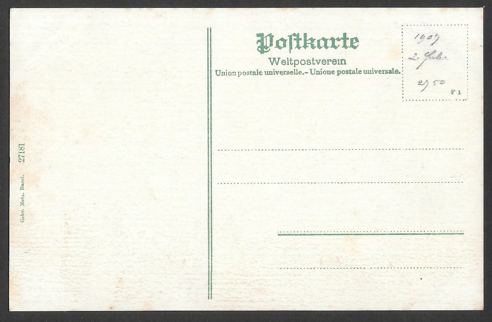 Cartoline postali: St. Gallen St. Leonhardskirche – Usato da Olten venduto da clotaldi 1