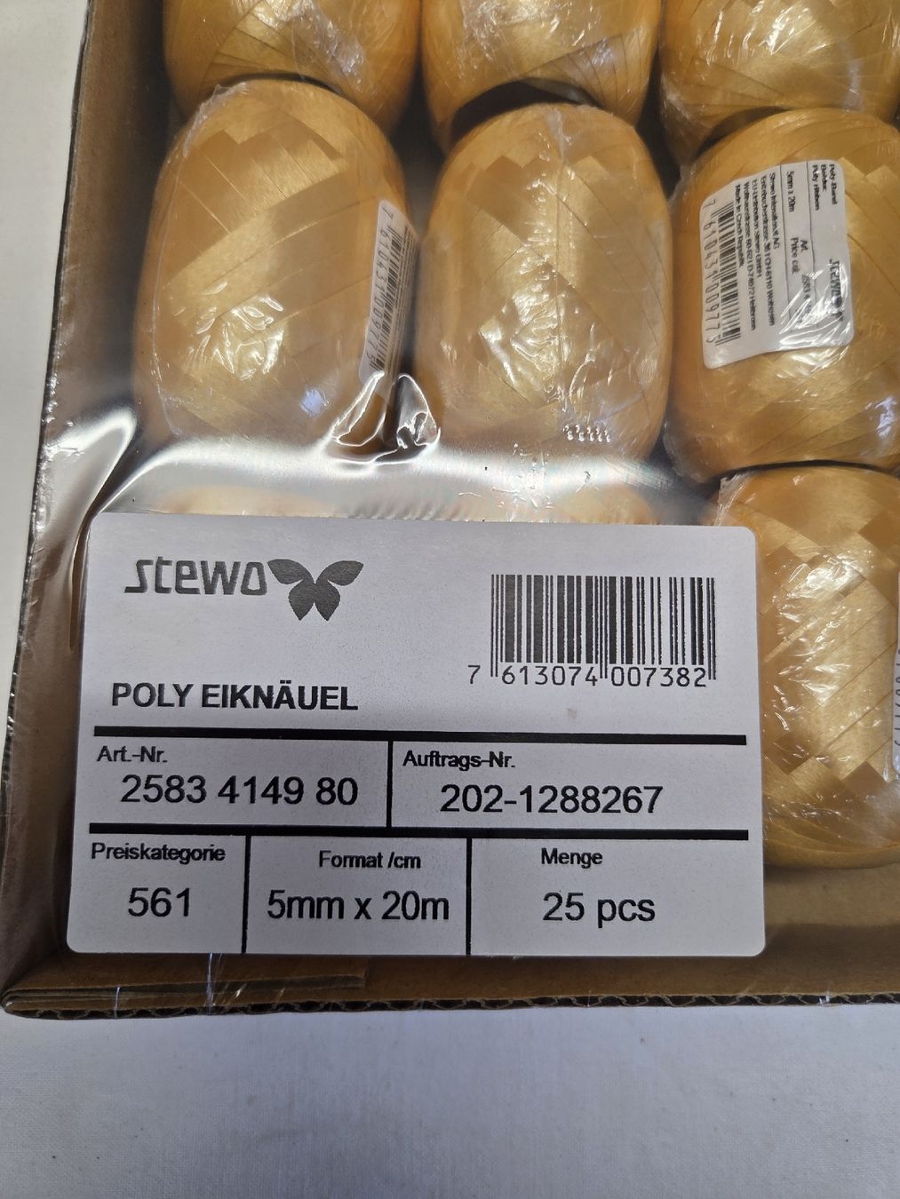 Dekobänder: Stewo Poly Eiknäuel Geschenkband  neu.. – Neu und originalverpackt aus Stans von Ducati16 4