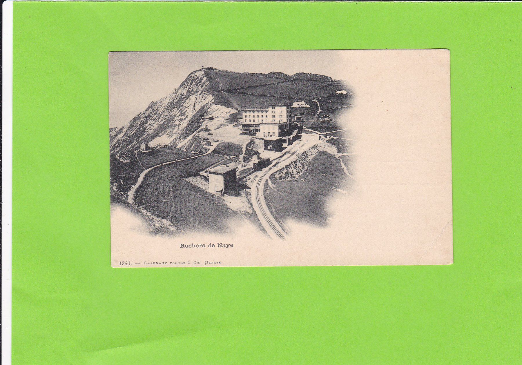 Cartoline postali: Rochers de Naye – Usato da St. Peterzell venduto da neckertal