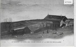 Saleve - La Gare des Treize-Arbres et la Mer de Brouillard