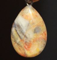 Anhänger L-9729 – Crazy Achat 22x16mm