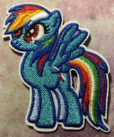 (KOPIE) Patch Pony Blau