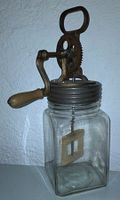 antike Buttermaschine/Butterglas aus Grossmutters Zeiten