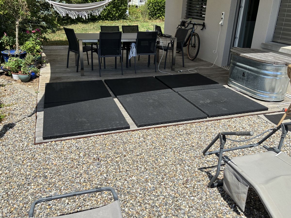 Tappetini fitness: 100CM X 100CM X 43 MM GRANUFLEX MULTIFUNKTIONSMATTEN – Usato da Schaffhausen venduto da camn01 5