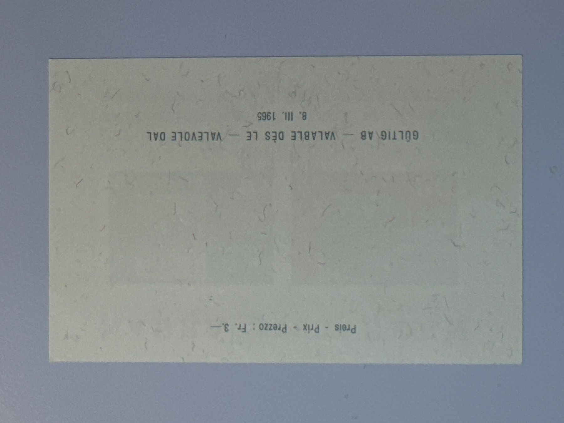 Tous les timbres: 7 x NABRA 1965 BERN, ET Stempel – D'occasion à Küssnacht am Rigi par POSTOMASTER 1