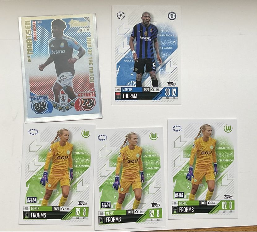 Mix Karten Match Attax Extra 24/25 1