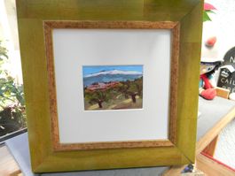 Tableau huile/acrylique Sylvie Sinquin 2006 (Mont Ventoux)
