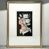 Broderie fleurs vintage Creation Le Tisserand