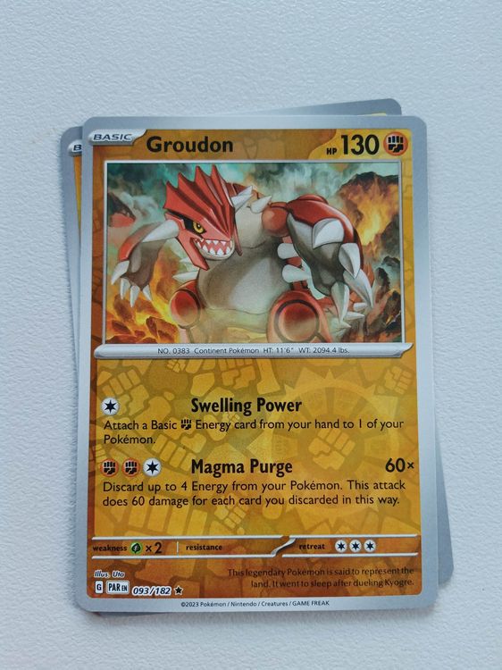 Groudon Reverse Holo Paradox Rift Pokemon Kaufen auf Ricardo