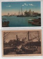 2 schöne Ansichtskarten Port-Said (*)