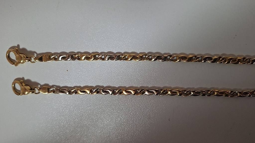 Colliers: Panzerkette bicolor – D'occasion à Bargen BE par AladinPeter
