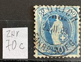 Znr 70C Vollstempel Zürich