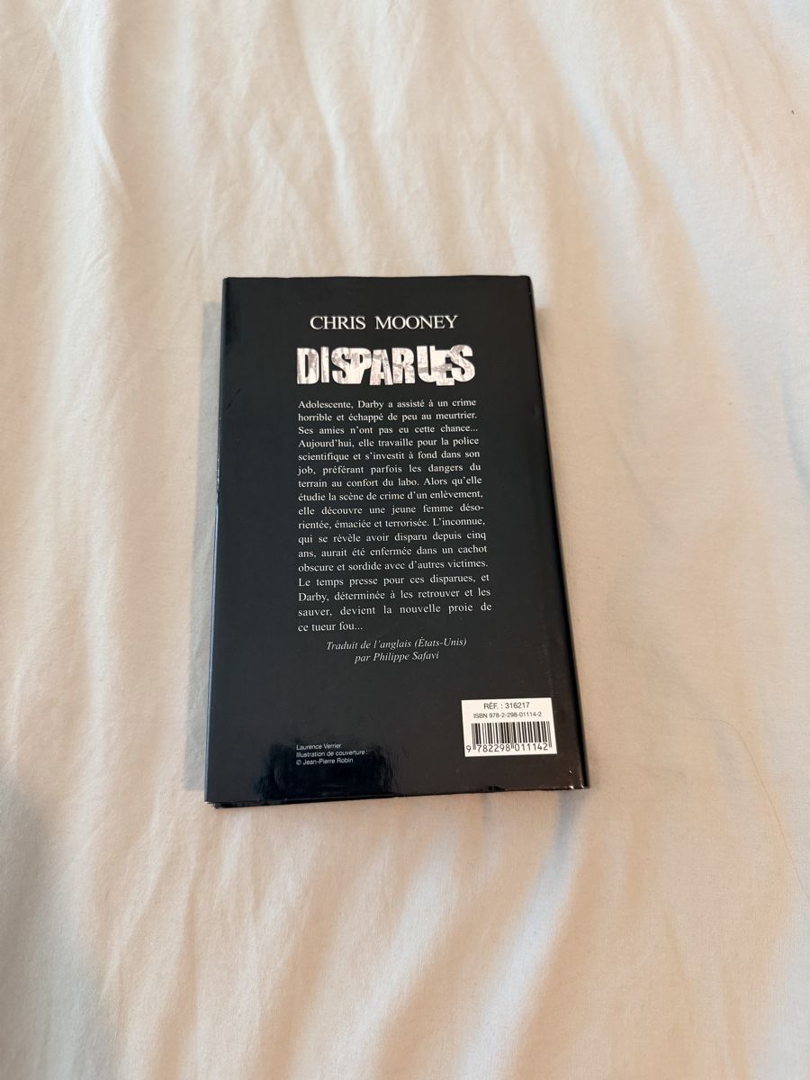 Livres: Disparus – Chris Mooney  – D'occasion à Bussigny par Serena2009 1