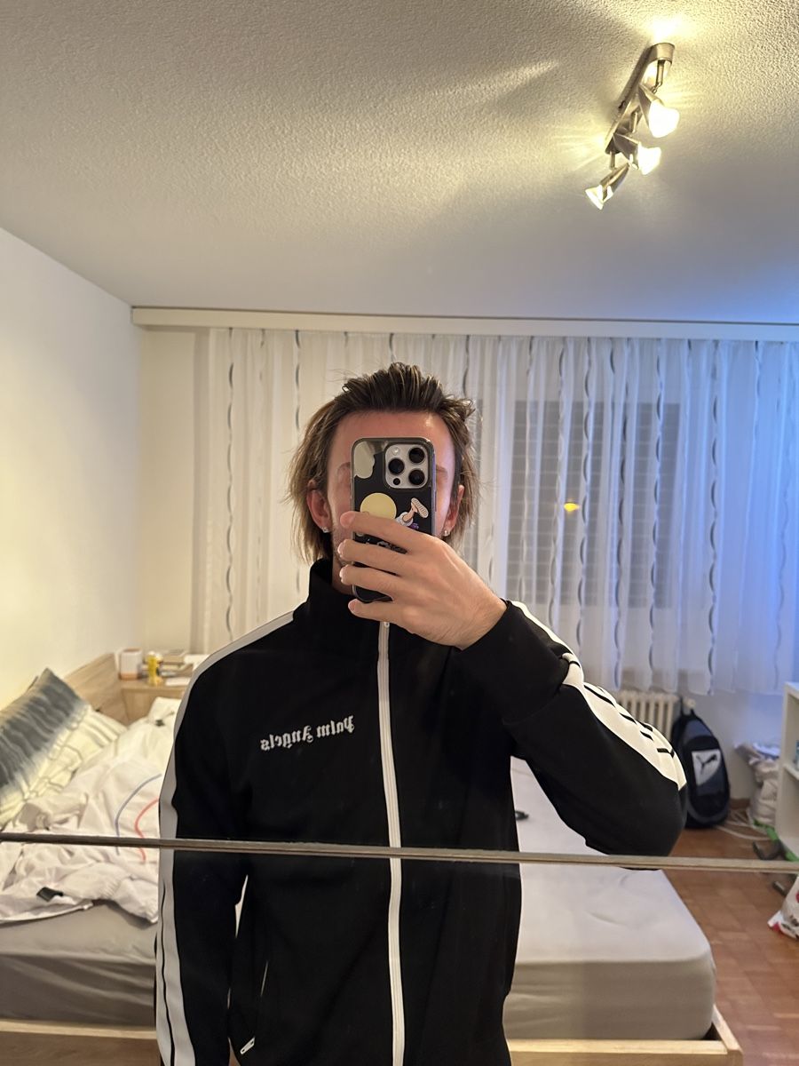 Palm Angels Giacche: Palm Angels Trainingsjacke Schwarz Grösse M – Usato da Neuenhof venduto da aleksa.goat 3