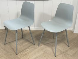 4 Pfister Stühle Samaia grau 