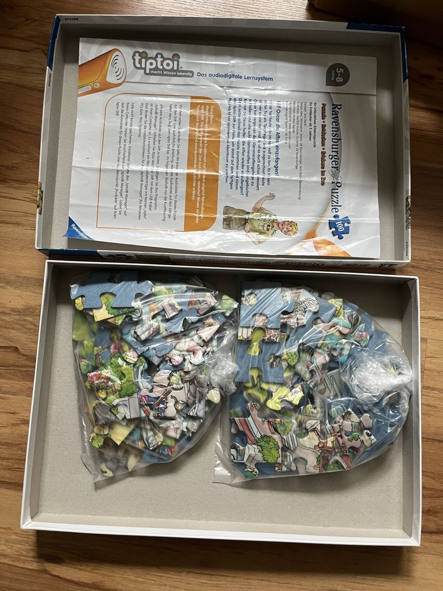 Tiptoi Puzzles: Ravensburger Tiptoi Puzzle: Im Zoo – Gebraucht aus Neftenbach von Anba78 2