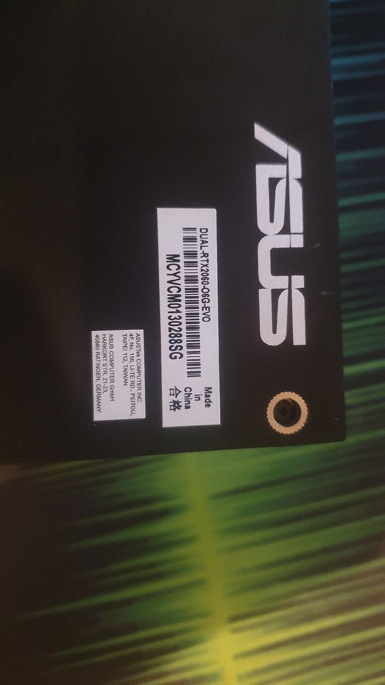 Asus Grafikkarten: Asus RTX 2060 6GB – Gebraucht aus Beringen von Olive28 1