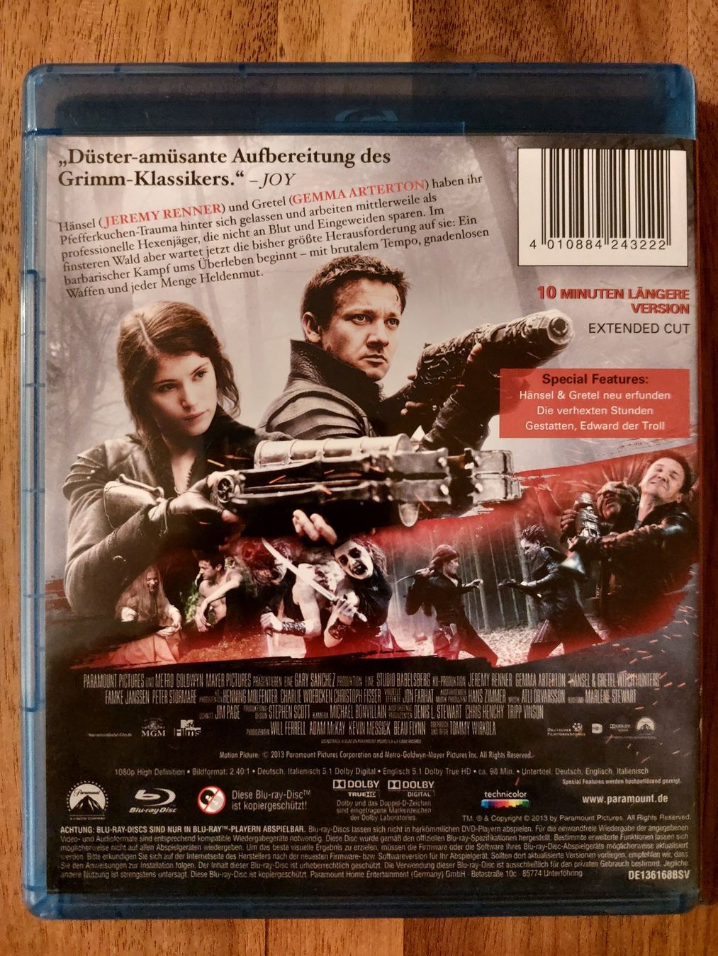 Tutti i DVDs: Blu Ray - Hänsel & Gretel Hexenjäger – Usato da Rheinfelden venduto da FilmAuktion 1