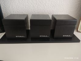 Set di 3 scatole da tè Rituals... nere, come nuovo!