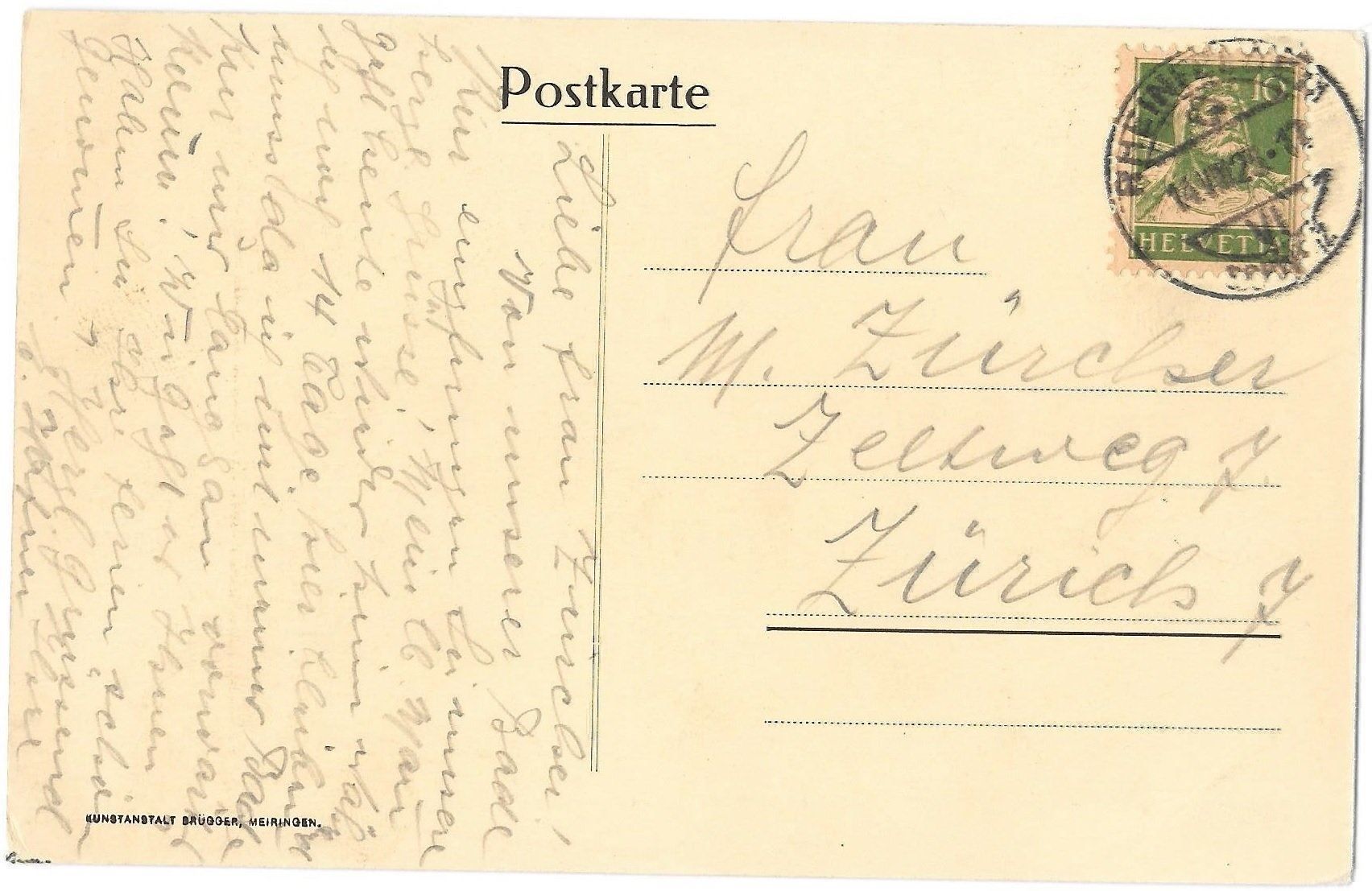 Cartoline postali: Rheinfelden Solbad-Pension Eden – Usato da Olten venduto da clotaldi 1