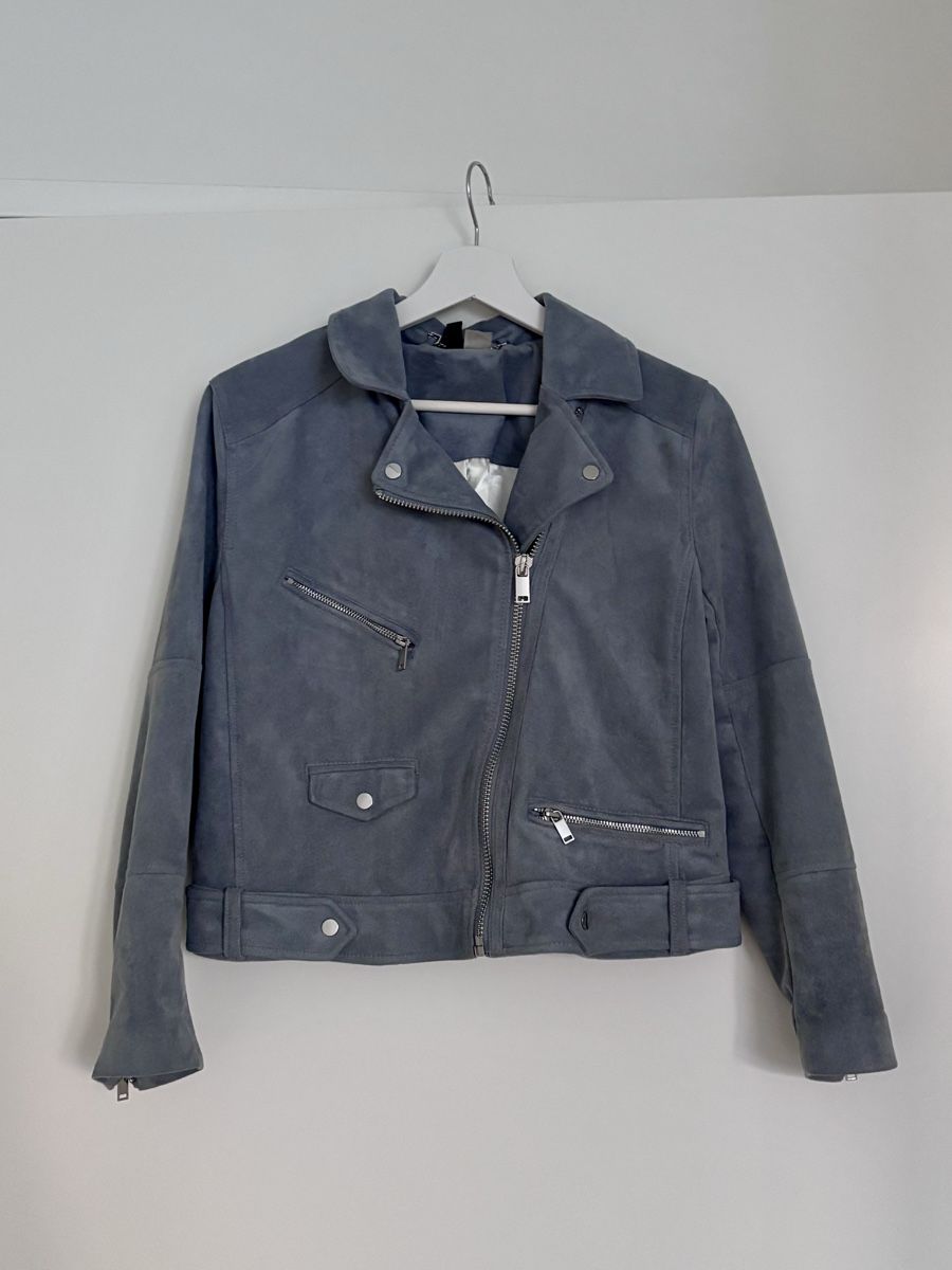 H&M Giacche: H&M Blaue Jacke | Grösse L – Nuovo (secondo la descrizione) da Winterthur venduto da art_5l9v 1